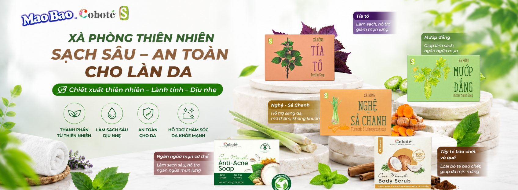 Xà Phòng Tắm Chăm Sóc Cơ Thể