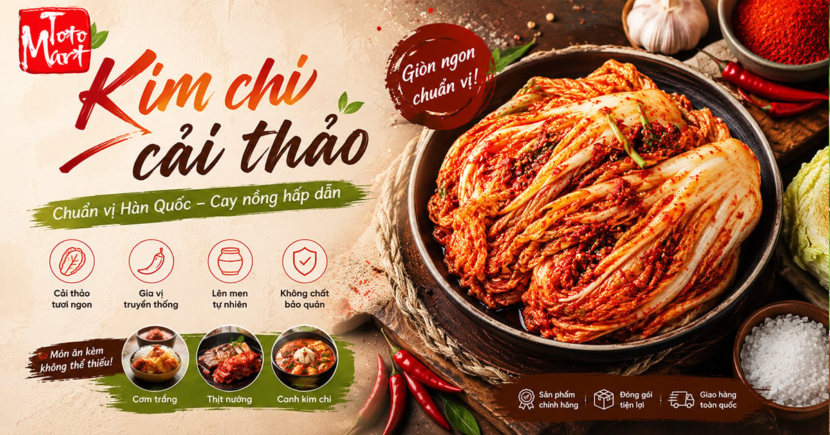 Kim chi Hàn quốc từ Totomart