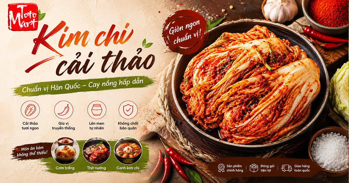 Kim chi cải thảo Totomart