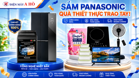 🎁 MUA TỦ LẠNH – MÁY GIẶT PANASONIC, NHẬN QUÀ THIẾT THỰC!