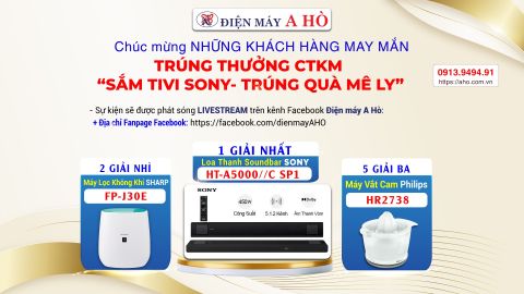 NHỮNG KHÁCH HÀNG MAY MẮN TRÚNG THƯỞNG CTKM 