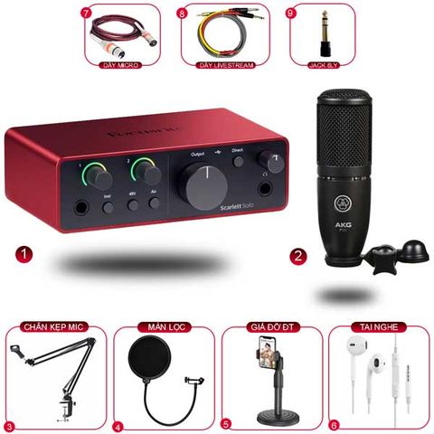 Bộ hát livestream chuyên nghiệp gồm những gì? Top combo hát live & karaoke 2026