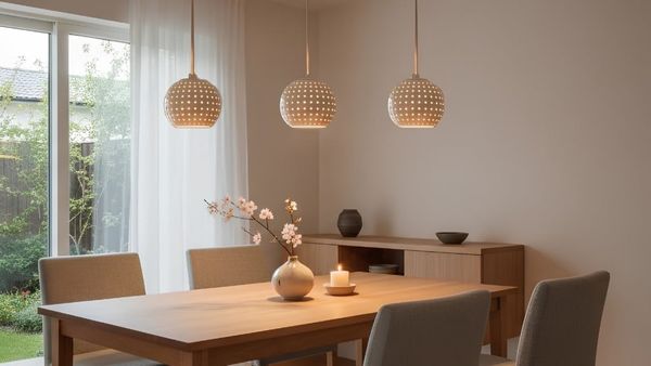 Tư Vấn Chọn Đèn Thả Trần Gốm Sứ Thủ Công Ấm Cúng Cho Bàn Ăn