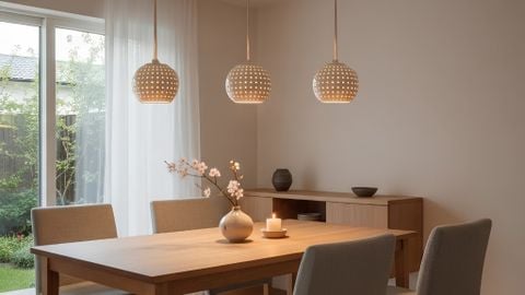 Tư Vấn Chọn Đèn Thả Trần Gốm Sứ Thủ Công Ấm Cúng Cho Bàn Ăn