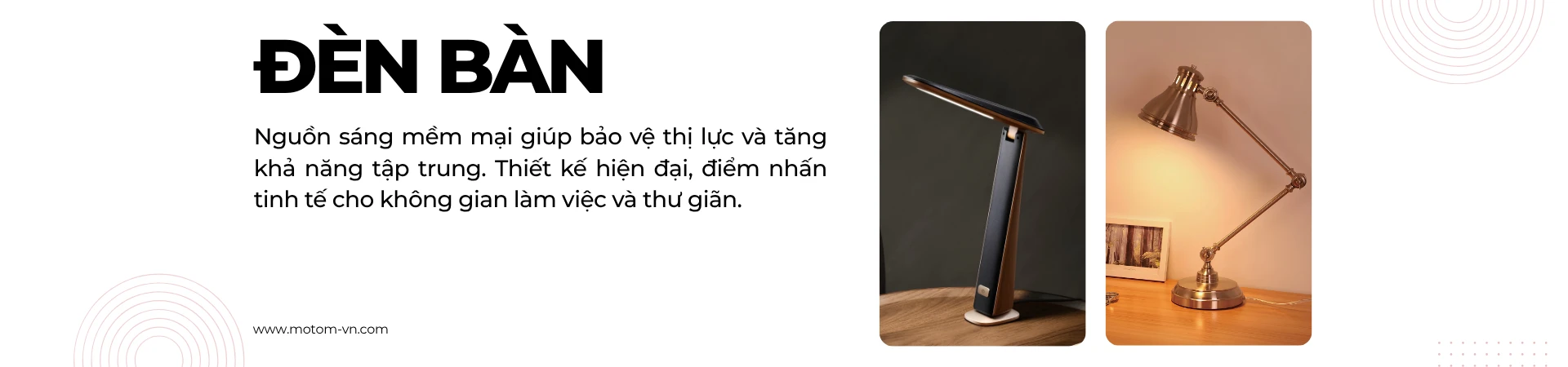 Đèn bàn MotoM