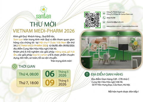 Thư Mời Tham Dự Vietnam Medi-Pharm 2026 – Sam Lan Trân Trọng Kính Mời
