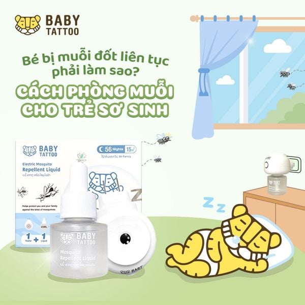 Bé bị muỗi đốt liên tục phải làm sao? Cách phòng muỗi cho trẻ sơ sinh