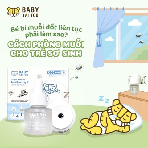 Bé bị muỗi đốt liên tục phải làm sao? Cách phòng muỗi cho trẻ sơ sinh