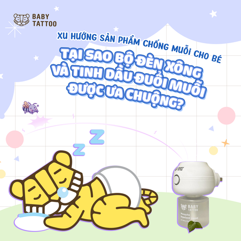 Xu Hướng Sản Phẩm Chống Muỗi Cho Bé: Tại Sao Bộ Đèn Xông Và Tinh Dầu Đuổi Muỗi Được Ưa Chuộng?