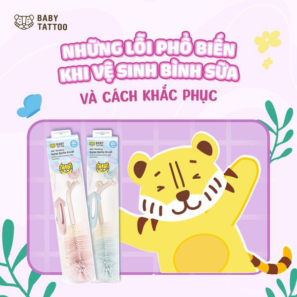 Những Lỗi Phổ Biến Khi Vệ Sinh Bình Sữa Và Cách Khắc Phục