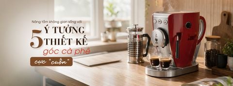 5 ý tưởng thiết kế góc cà phê cực “cuốn”