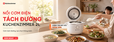 Nồi cơm tách đường Kuchenzimmer 2L có gì khác biệt?