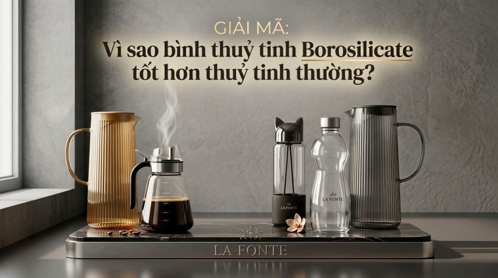 Giải mã: Vì sao bình thuỷ tinh Borosilicate tốt hơn thủy tinh thường?