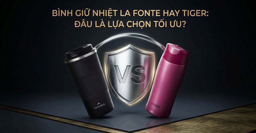 Bình giữ nhiệt La Fonte hay Tiger: Đâu là lựa chọn tối ưu?