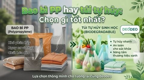 Bao bì PP hay túi tự hủy: Chọn gì tốt nhất?