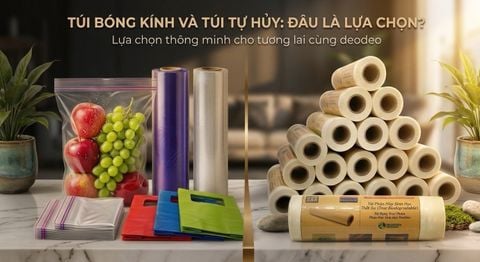 Túi bóng kính và túi tự huỷ: Đâu là lựa chọn?