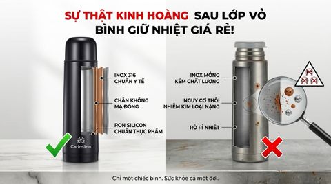Sự Thật Kinh Hoàng Sau Lớp Vỏ Bình Giữ Nhiệt Giá Rẻ!