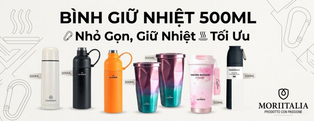 Bình Giữ Nhiệt 500ml – Nhỏ Gọn, Giữ Nhiệt Tối Ưu