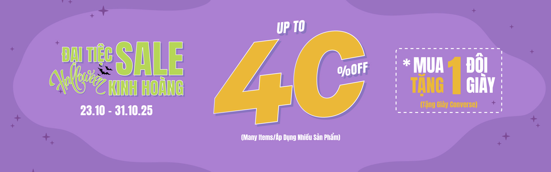 ĐẠI TIỆC HALLOWEEN SALE KINH HOÀNG