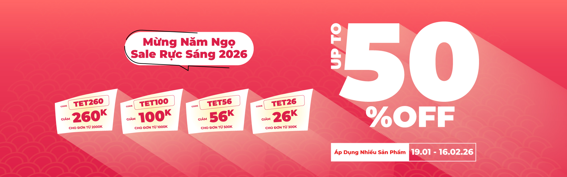 Mừng Năm Ngọ, Sale Rực Sáng