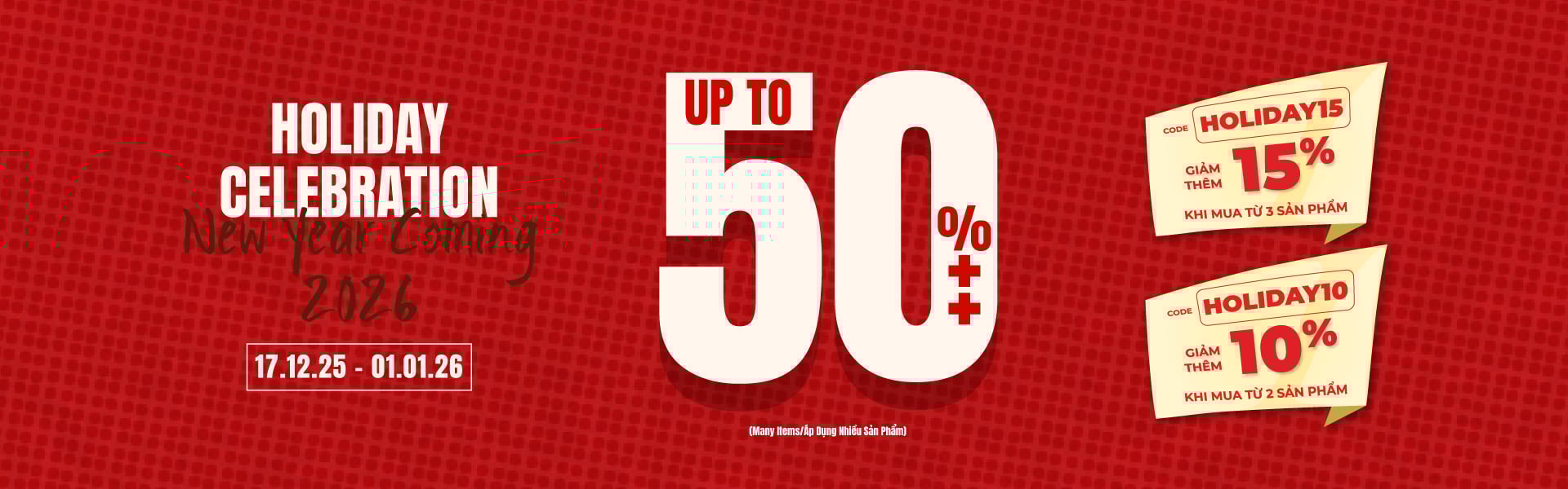 HOLIDAY CELEBRATION & NEW YEAR COMING 2026