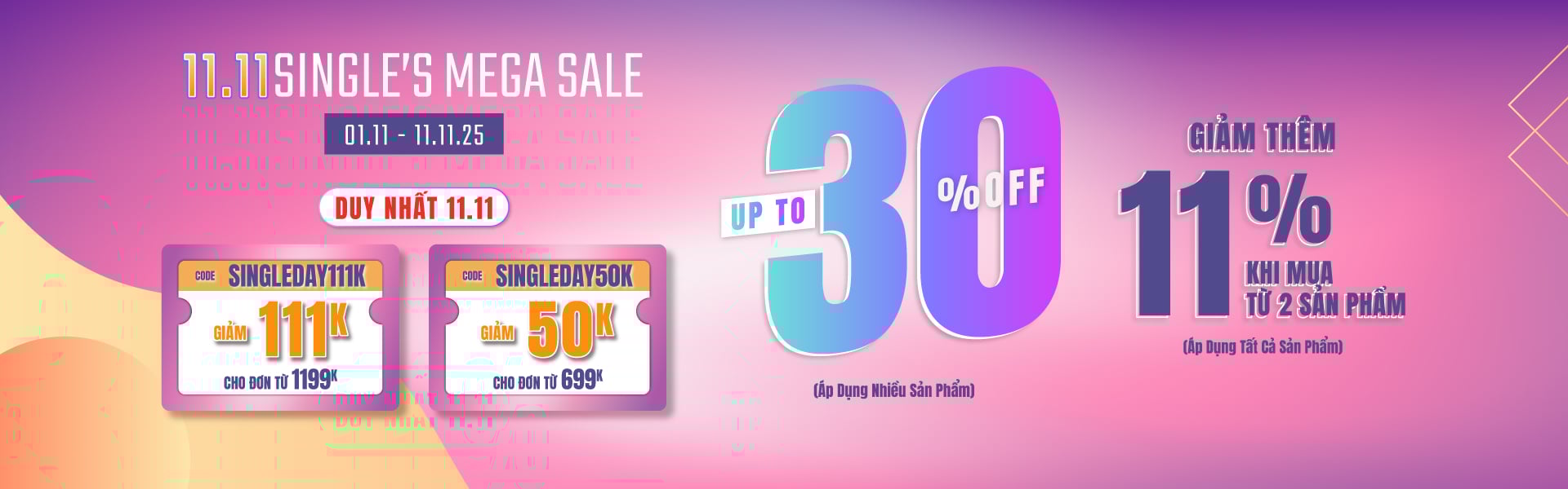 Single's Day Mega Sale