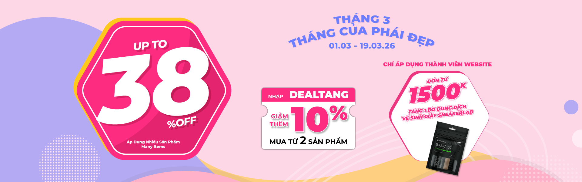 THÁNG 3 THÁNG CỦA PHÁI ĐẸP