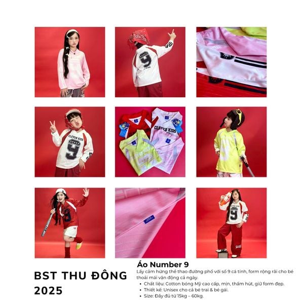 🧥 RA MẮT BST THU ĐÔNG 2025 – “NUMBER 9”: CÁ TÍNH ĐƯỜNG PHỐ, NĂNG LƯỢNG MÙA MỚI