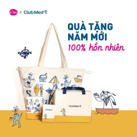 SET QUÀ NĂM MỚI 100% HỒN NHIÊN CÙNG CLUB MED