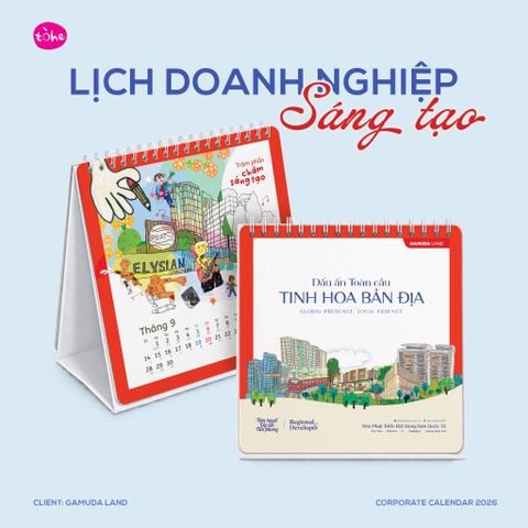 LỊCH DOANH NGHIỆP ĐỘC ĐÁO, SÁNG TẠO