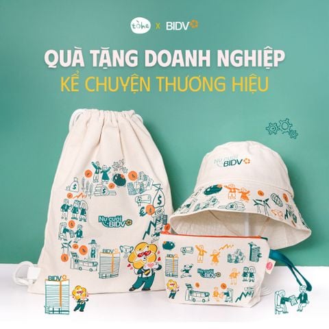 Tòhe x BIDV | Quà tặng kể chuyện thương hiệu sáng tạo