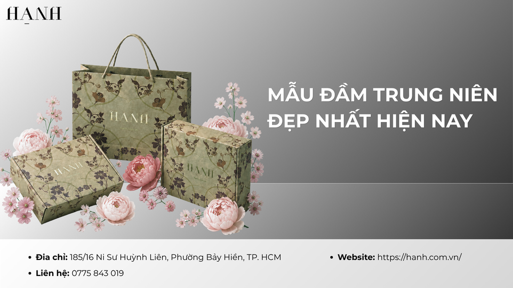 Top 10 mẫu đầm trung niên sang trọng, đẹp nhất hiện nay 2026