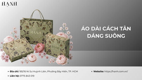 Áo dài cách tân dáng suông đẹp, thanh lịch và tôn dáng phụ nữ
