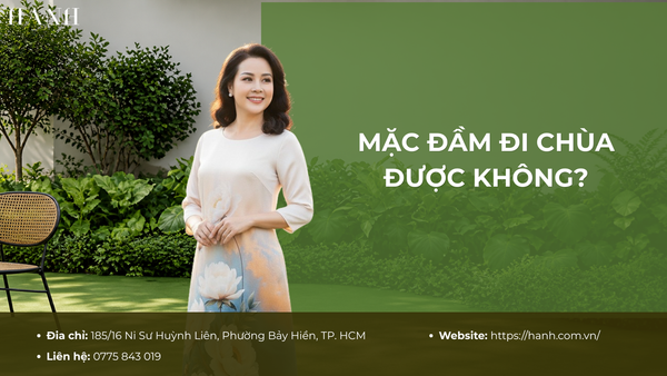 Mặc đầm đi chùa được không? Gợi ý kiểu đầm phù hợp để đi chùa