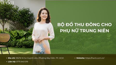 Bộ đồ thu đông cho phụ nữ trung niên đẹp, ấm áp và sang trọng
