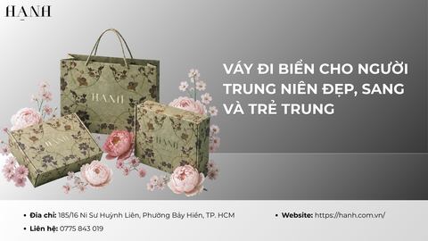 6 kiểu váy đi biển cho người trung niên đẹp, sang và trẻ trung