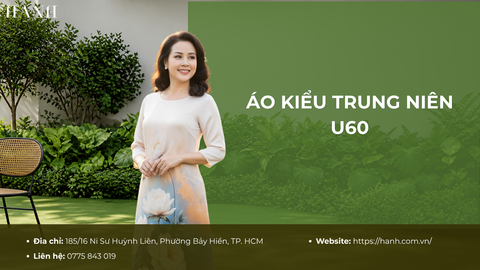 Áo kiểu trung niên U60 giúp quý cô tuổi 60 tỏa sáng theo cách riêng