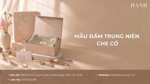 Gợi ý 5+ mẫu đầm trung niên che cổ thanh lịch giúp quý cô tự tin