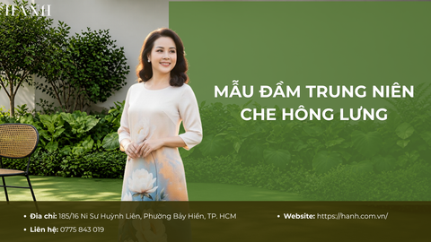 Tổng hợp 7 mẫu đầm trung niên giúp che hông lưng và tôn dáng