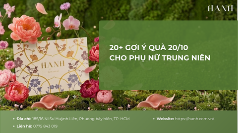 20+ gợi ý quà 20/10 cho phụ nữ trung niên ý nghĩa và ấn tượng