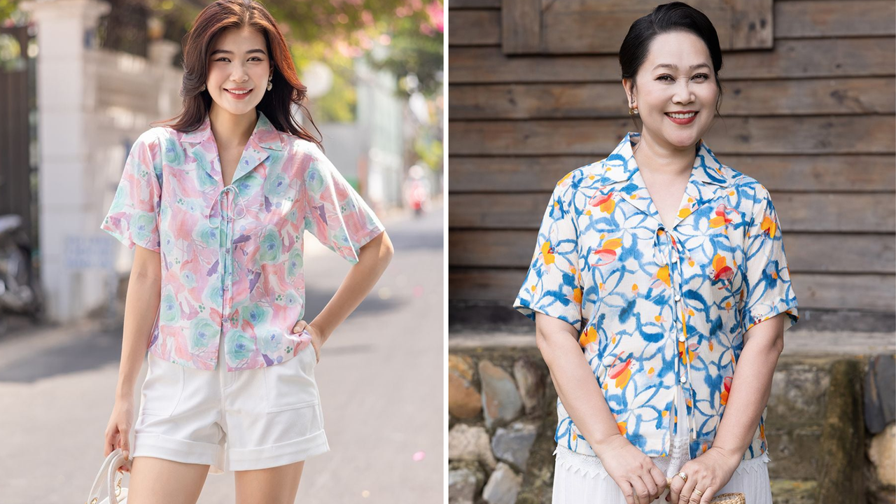 Áo sơ mi trung niên thanh lịch