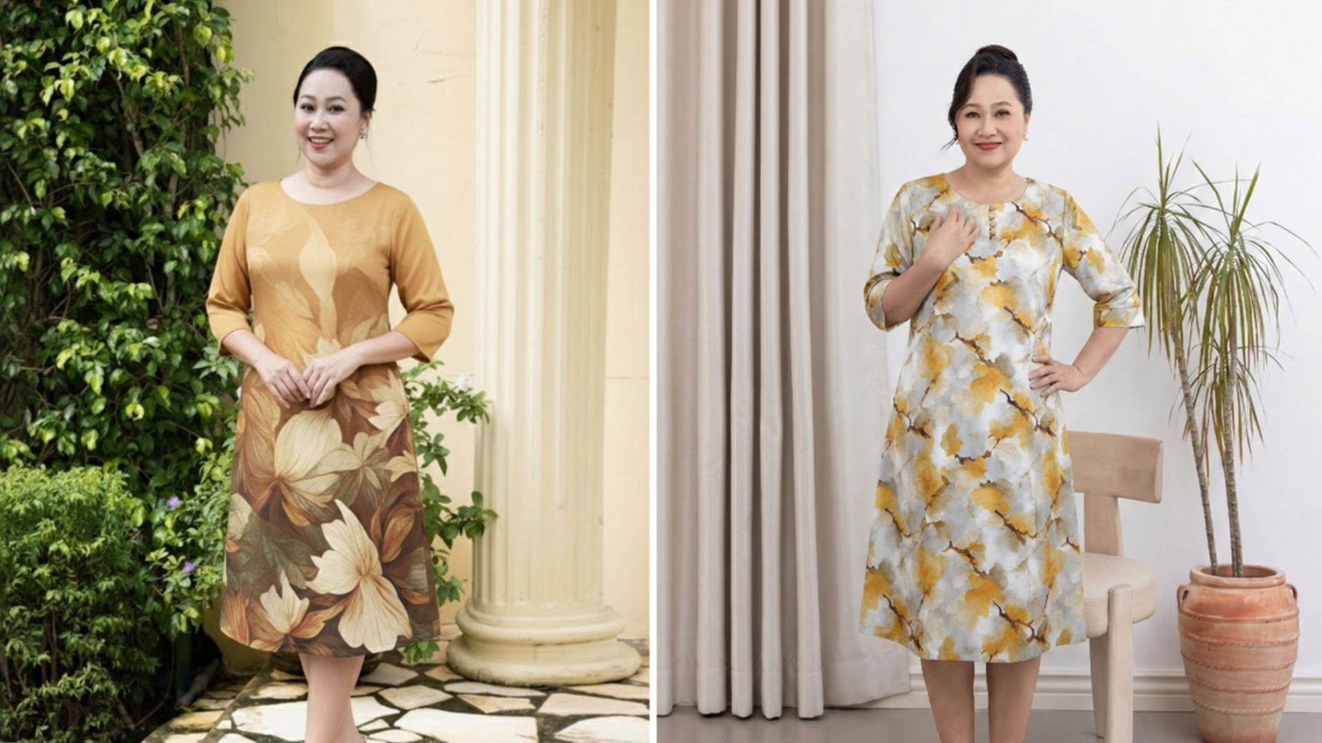 Áo dài lụa sang trọng