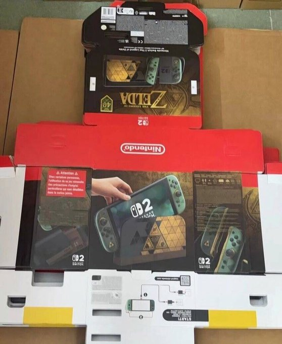 Hình ảnh Switch 2 phiên bản giới hạn chủ đề Zelda đã bị rò rỉ trên mạng