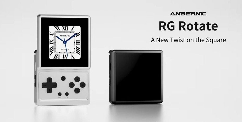 Anbernic RG Rotate được công bố, một máy chơi game cầm tay Android cổ điển với màn hình xoay.