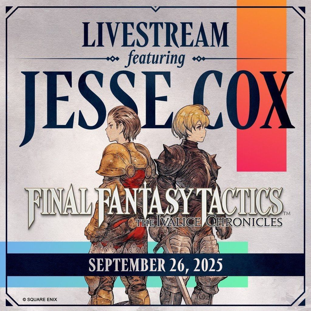 Chương trình phát trực tiếp 'FINAL FANTASY TACTICS - The Ivalice Chronicles' có sự góp mặt của các diễn viên lồng tiếng tiếng Anh được công bố