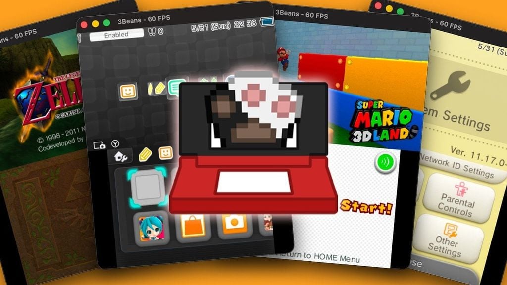 Trình giả lập 3DS cấp độ thấp 3Beans đã được phát hành cùng với video hướng dẫn cài đặt
