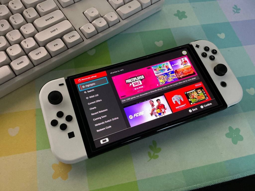 Phát hành Firmware 22.5.0 cho Switch và Switch 2, mang giao diện eShop mới lên hệ máy cũ