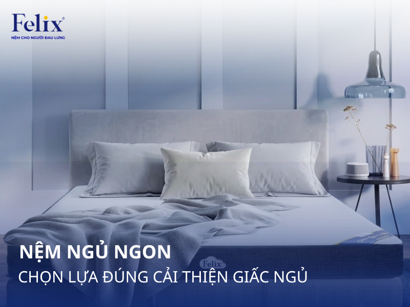 Nệm Ngủ Ngon: Hướng Dẫn Chọn Lựa Đúng Để Cải Thiện Giấc Ngủ