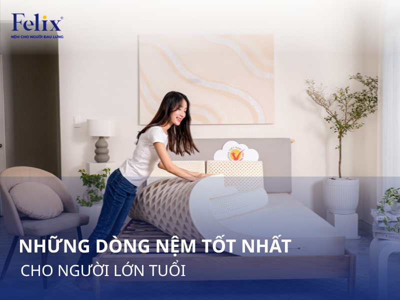 Những Dòng Nệm Cho Người Lớn Tuổi Được Ưa Chuộng Hiện Nay