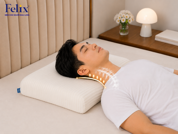 Lợi ích của việc kê gối đúng cách cho sức khỏe